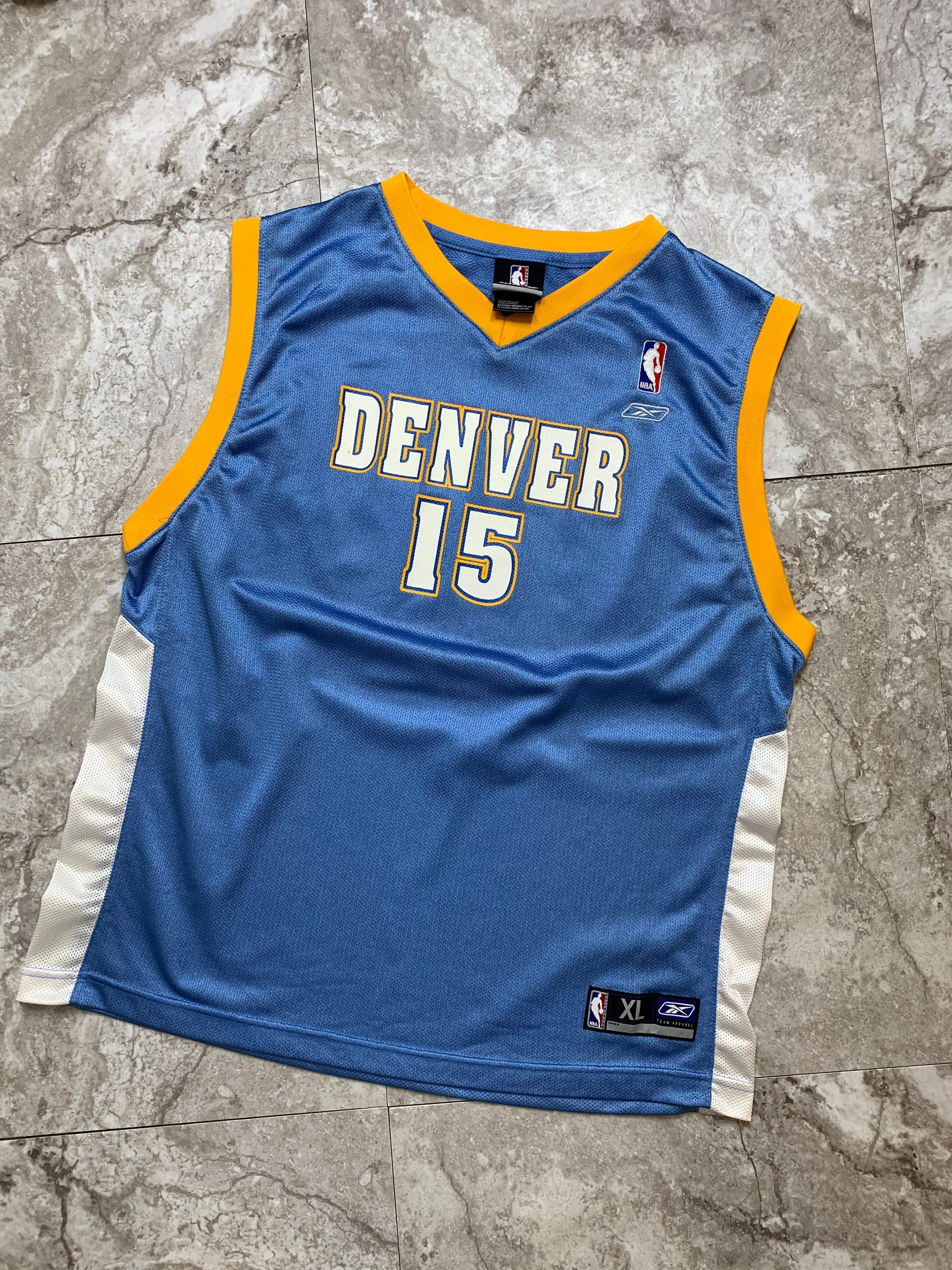 Vintage Denver Nuggets Carmelo Anthony Reebok Basketball Jersey