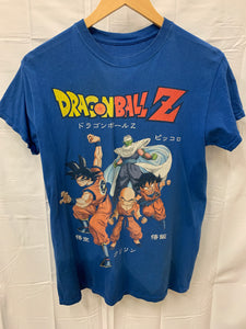 Dragon Ball Z Tee Royal Blue Size S