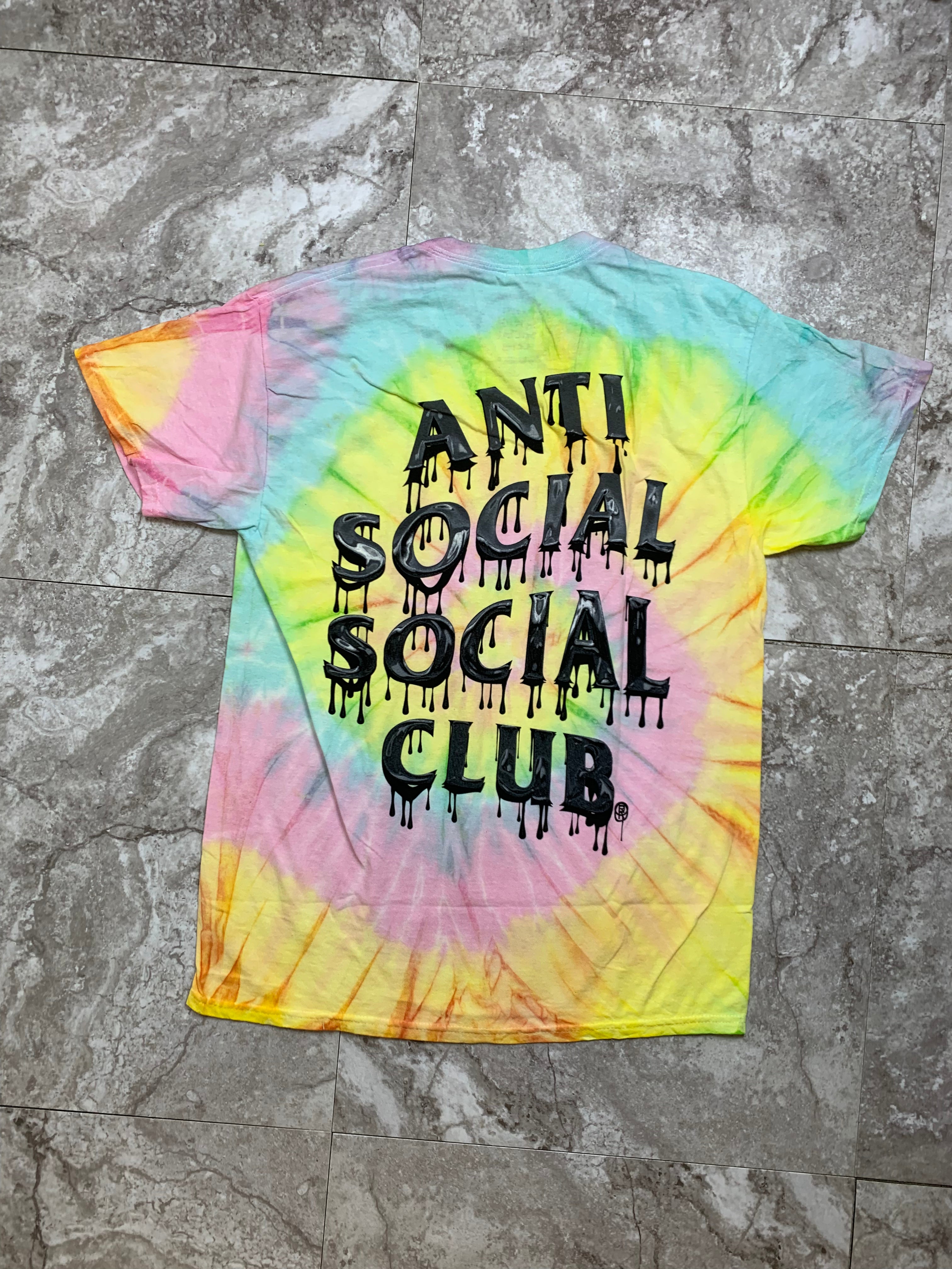 Anti Social Social Club Mind Melt Tie Dye Tee