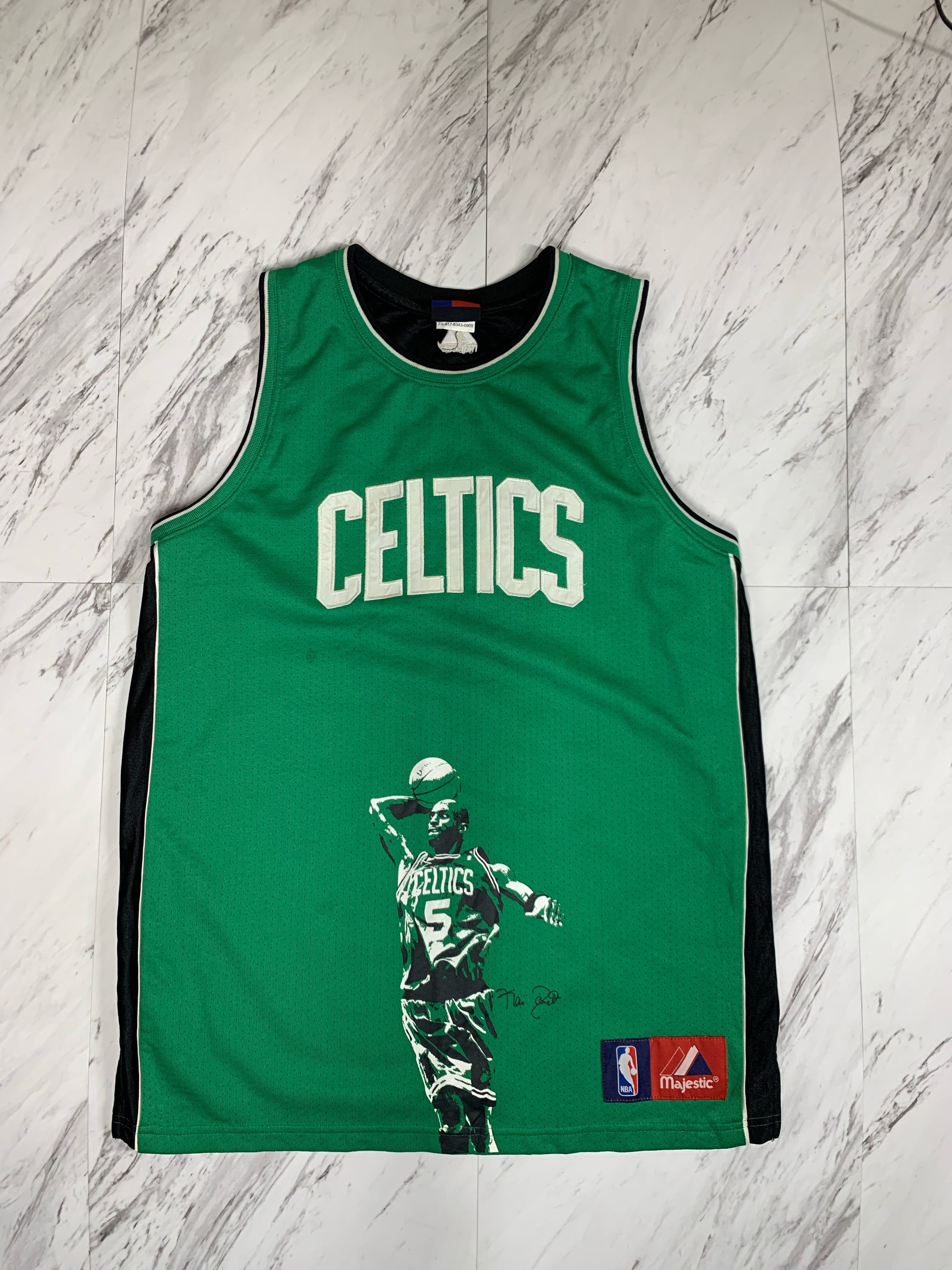 Boston Celtics Garnet NBA Majestic Jersey